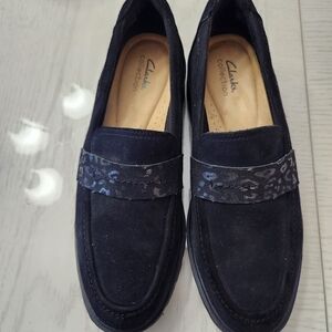Clarks Women's Black Loafers